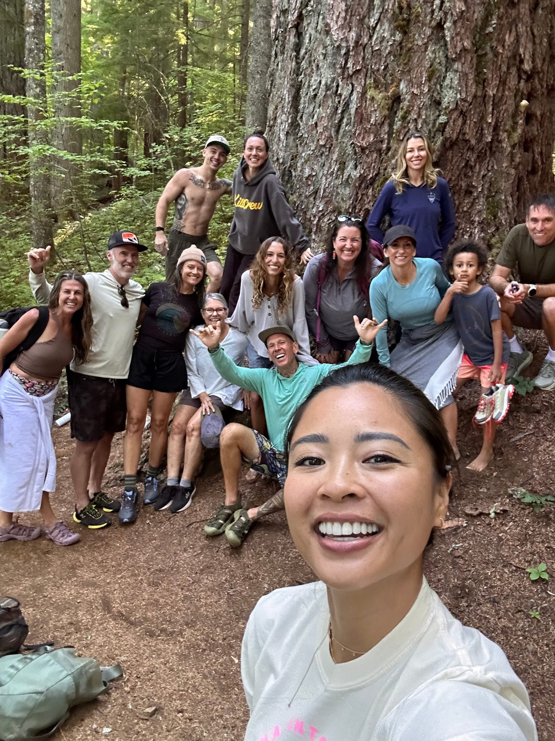 Moment from the Breath of Life Oregon retreat