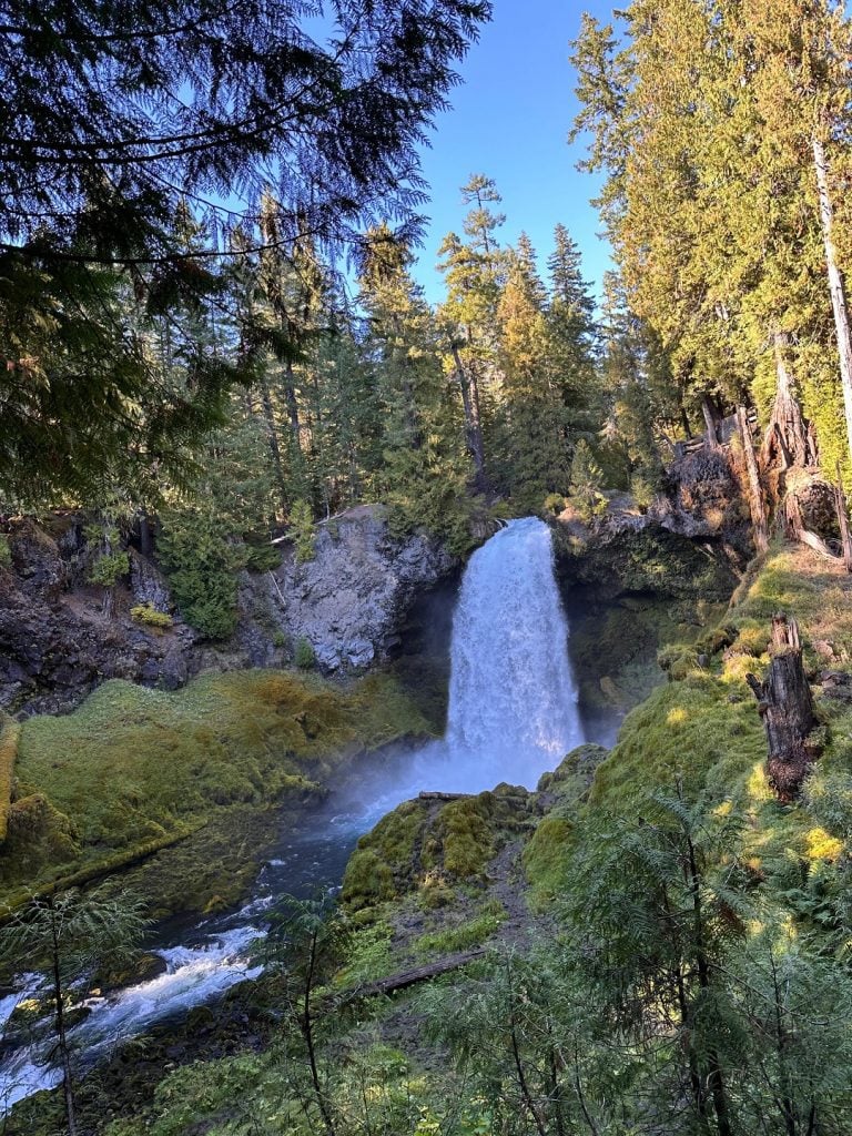 Sahalie Falls on the McKenzie River, Oregon