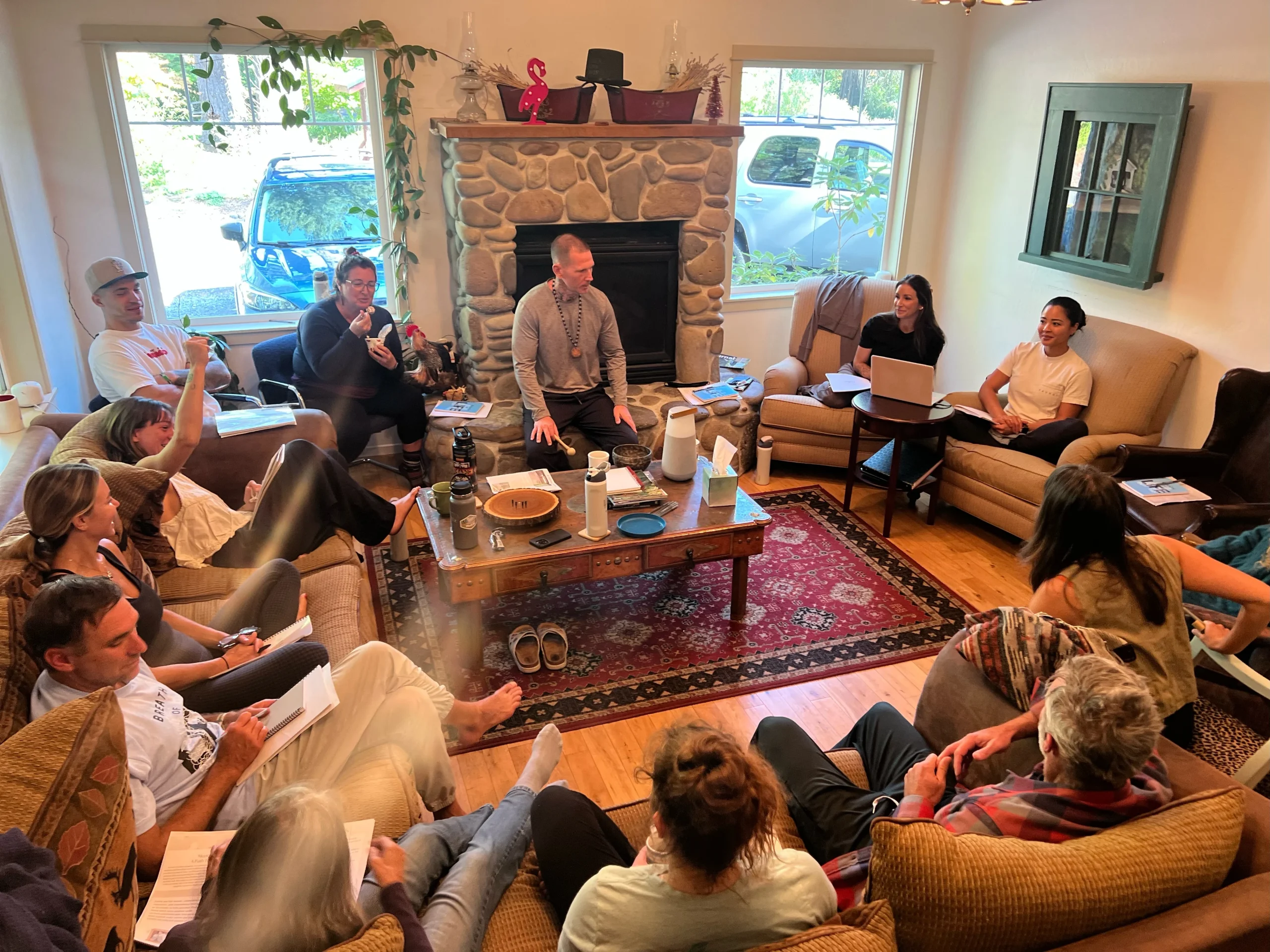 Moment from the Breath of Life Oregon retreat