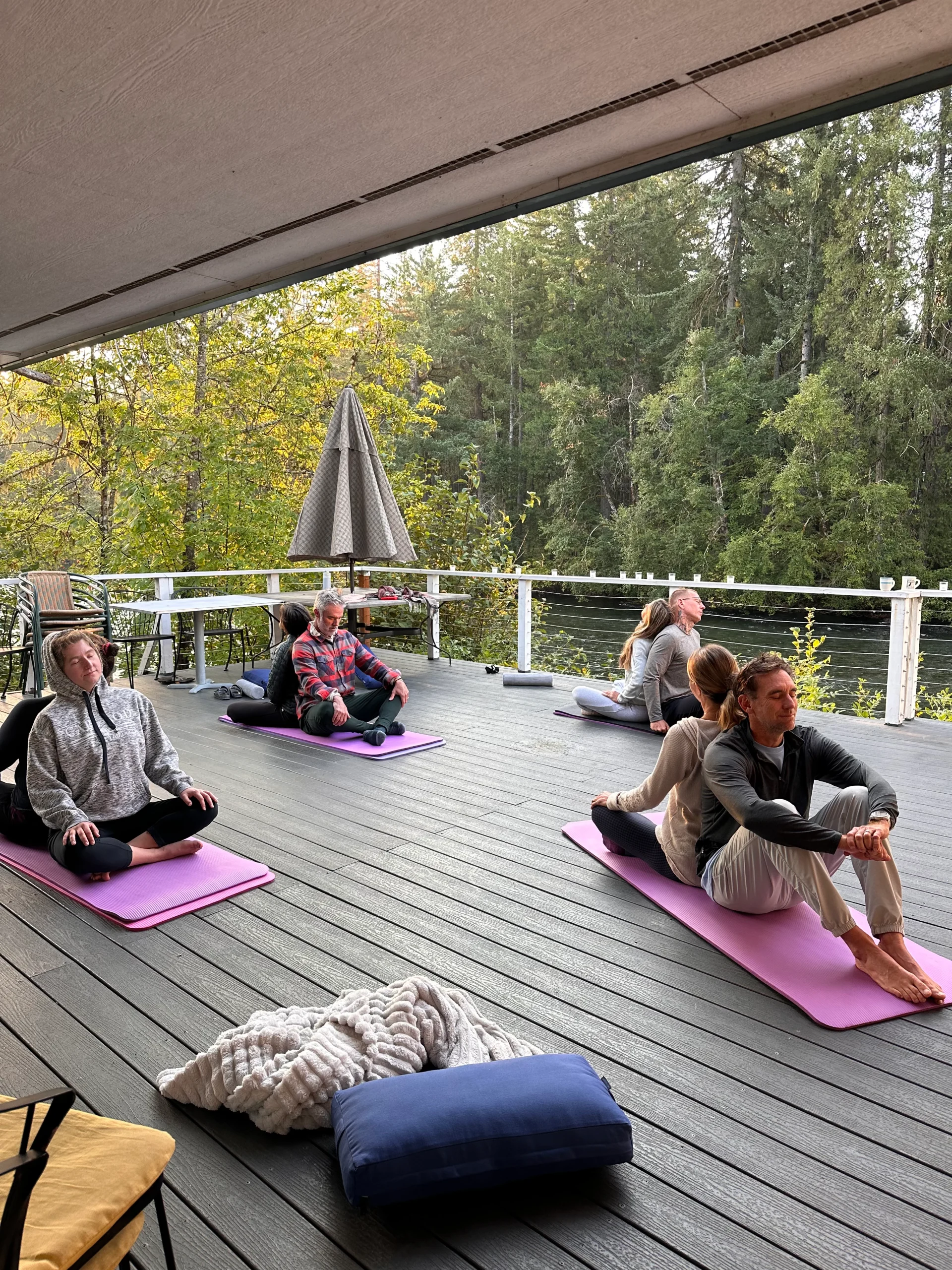 Moment from the Breath of Life Oregon retreat