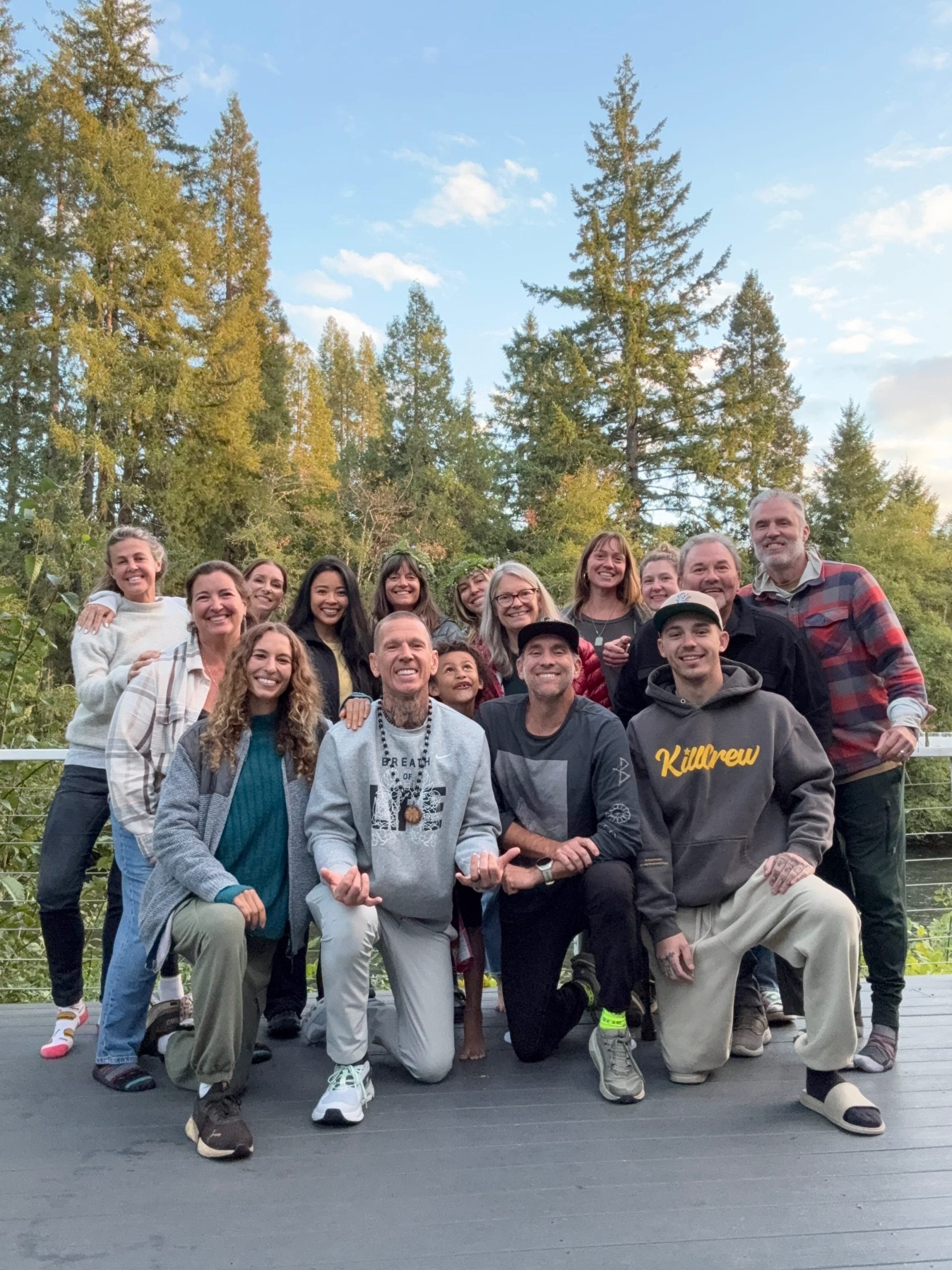 Moment from the Breath of Life Oregon retreat