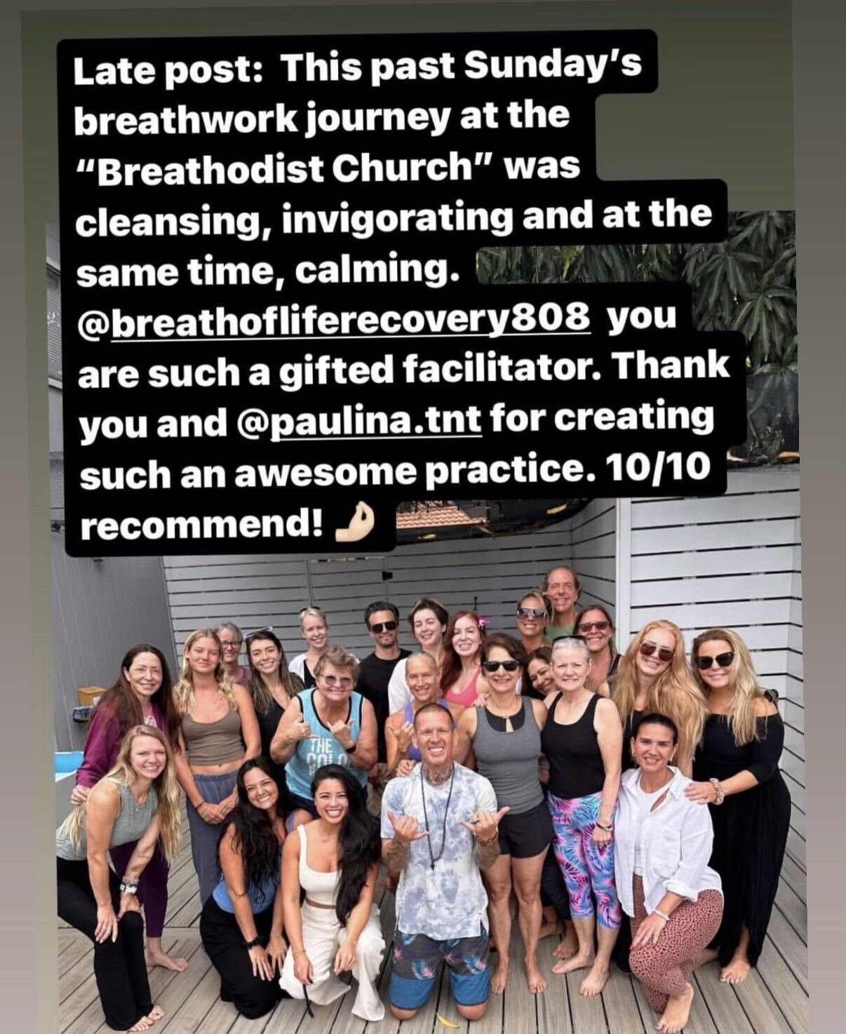 A message from the Breath of Life community